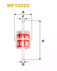WIX FILTERS wf10222 -  Топливный фильтр